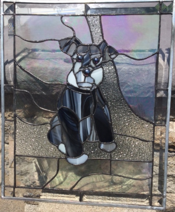 custom pet stained glass patterns from photographs